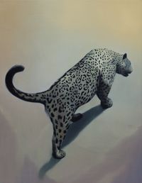 Leopard by Simon Kennedy contemporary artwork painting