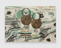Evolution–South Wall of Mogao Cave No.023, Goli Kplekple Mask by XU ZHEN® contemporary artwork painting