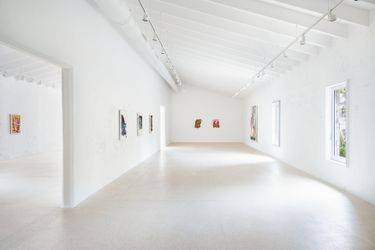 Exhibition view: Christina Quarles, Hauser & Wirth, Menorca (18 June–29 October 2023). © Christina Quarles. Courtesy the artist and Hauser & Wirth. Photo: Damian Griffiths.
