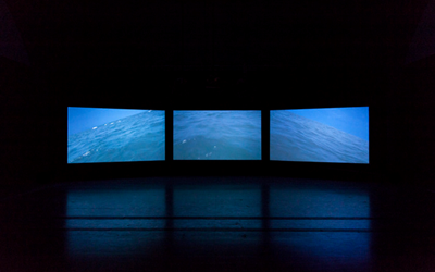 Exhibition view: We Love Video This Summer, Pace Gallery, Beijing (26 July–5 September 2014). Courtesy Pace Gallery.
