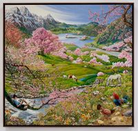 The Four Seasons Spring by Raqib Shaw contemporary artwork painting