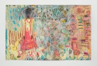 Mazes and colours and dismay by Lorna Robertson contemporary artwork painting, works on paper, drawing