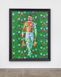 Portrait of Daniel Paiol López by Kehinde Wiley contemporary artwork painting, works on paper