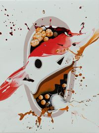 Popcorn brain by José Castiella contemporary artwork painting