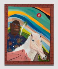 Caballo blanco by Marcus Jahmal contemporary artwork painting