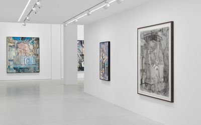 Exhibition view: Adrian Ghenie, Galeria Plan B, Berlin (1 April–13 May 2023). Courtesy the artist and Plan B Cluj. Photo: Trevor Good.