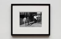 A Woman and Two Boys Passing, Harlem, NY by Dawoud Bey contemporary artwork photography