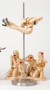 Strip club II by Ioana Maria Sisea contemporary artwork sculpture, ceramics