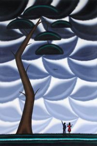 Bonsai #5, Literati (Bunjing) by Roger Brown contemporary artwork painting