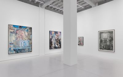 Exhibition view: Adrian Ghenie, Galeria Plan B, Berlin (1 April–13 May 2023). Courtesy the artist and Plan B Cluj. Photo: Trevor Good.