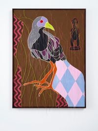 African Bird Magic (Sakalava Rail) by Yinka Shonibare CBE (RA) contemporary artwork textile