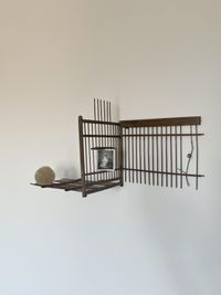 Assemblage 1 (birdcage), From the series Broken treasures by Larry Muñoz contemporary artwork sculpture, photography
