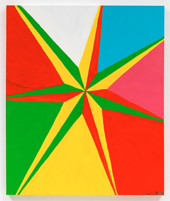 7 Pointed Star #2 by Chris Martin contemporary artwork