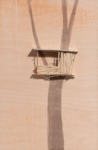 Tree hut plan fo montpellier no. 2 by Tadashi Kawamata contemporary artwork painting, sculpture