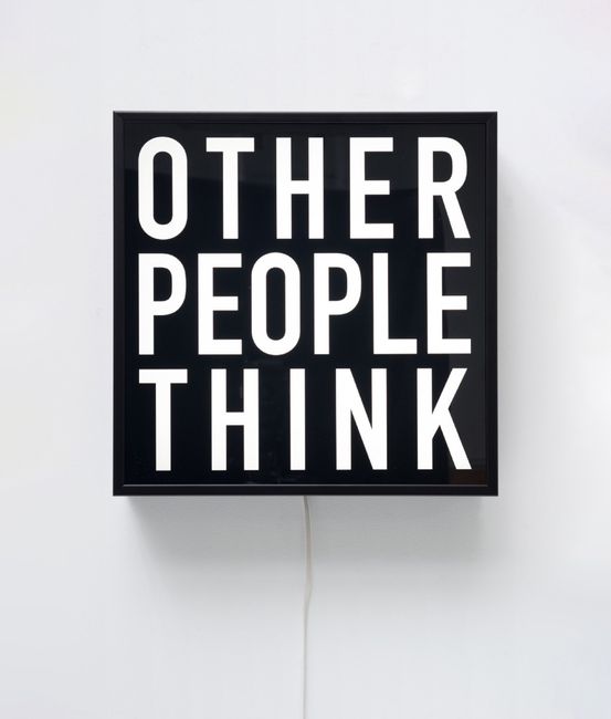 Other People Think by Alfredo Jaar contemporary artwork