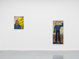 Exhibition view: Ania Hobson, Deep-rooted, SETAREH, Berlin (14 September–21 October 2023). Courtesy the artist and SETAREH. Photo: Trevor Good.