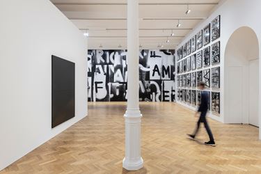 Exhibition view: Adam Pendleton, Our Ideas, Pace Gallery, London (2 October–9 November 2018). © Adam Pendleton. Courtesy Pace Gallery.