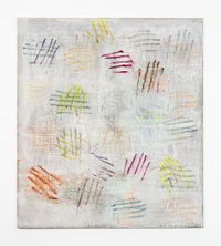 Ohne Titel- Untitled by Stefan Müller contemporary artwork painting, textile