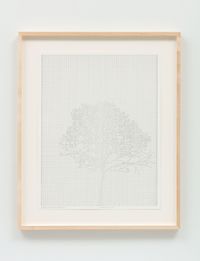 Numbers and Trees: Drawing 37 by Charles Gaines contemporary artwork works on paper