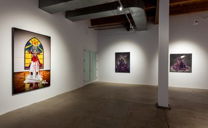 Exhibition view: Mary Sibande, Unhand Me, Demon!, Kavi Gupta, Washington Blvd, Chicago (22 May–31 July 2021). Courtesy Kavi Gupta.