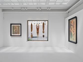 Exhibition view: Wifredo Lam, Nouveau Nouveau Monde, Galerie Gmurzynska, Zurich (17 December 2018–9 March 2019). Courtesy Galerie Gmurzynska.