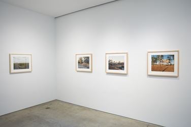 Exhibition view: Group Exhibition, American Landscape, Lehmann Maupin, New York (15 March–1 May 2018). Courtesy the artists and Lehmann Maupin. Photo: Matthew Herrmann.