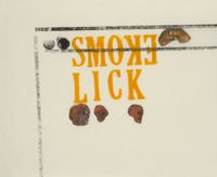 Smoke Lick by Nancy Spero contemporary artwork works on paper