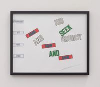 2019 by Lawrence Weiner contemporary artwork painting, works on paper, print