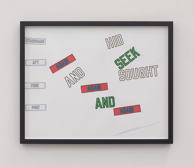 2019 by Lawrence Weiner contemporary artwork