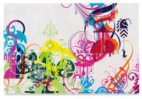 Mindscape 69 by Ryan McGinness contemporary artwork painting, works on paper