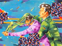 M10 (Partytram) by Norbert Bisky contemporary artwork painting