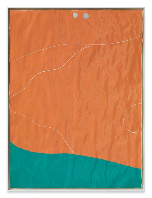 Orange and Blue by Gary Hume contemporary artwork