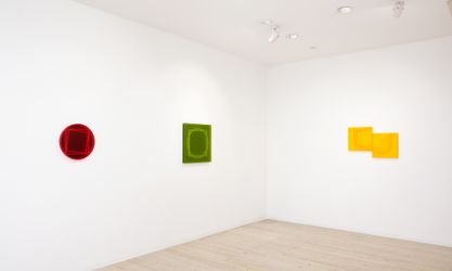 Exhibition view: Kāryn Taylor, Squaring the Circle, Gallery 9, Sydney (16 June–10 July 2021). Courtesy Gallery 9, Sydney.