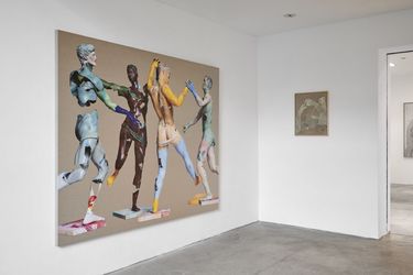 Exhibition View: Matthew Stone, The Dance Paintings, Jarilager Gallery, Cologne (9 June–28 July 2024). Courtesy Jarilager, Cologne/London/Seoul