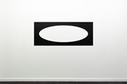 Reflective Editor: One Horizontal Elliptical Hole, Parallel Pattern by Douglas Allsop contemporary artwork 1