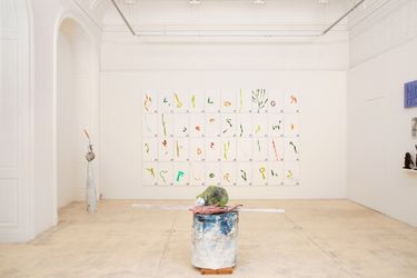 Exhibition view: Lois Weinberger, field work, Galerie Krinzinger, Vienna (8 June–21 August 2021). Courtesy Galerie Krinzinger.