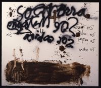 Soc terra by Antoni Tàpies contemporary artwork painting