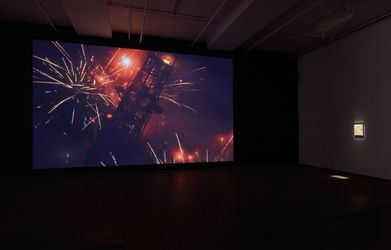 Installation view of Julian Charrière: Buried Sunshine at Sean Kelly, New York, January 12 – March 2, 2024, Photography: Jason Wyche, Courtesy: Sean Kelly
