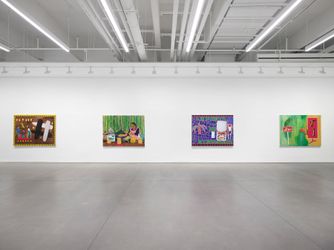 Exhibition view: Raul Guerrero, Terra Incógnita, David Kordansky Gallery, New York (25 April–8 June 2024). Courtesy David Kordansky Gallery.