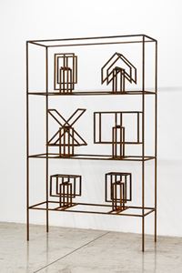 Mockups shelf Valendo # 04 by Raul Mourão contemporary artwork sculpture