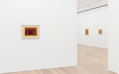 Exhibition view: Josef Albers, Sunny Side Up, David Zwirner, London (13 January–10 March 2017). © 2016 The Josef and Anni Albers Foundation/Artists Rights Society (ARS), New York. Courtesy David Zwirner.
