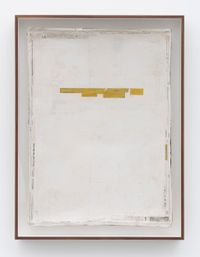 Composition with Yellow by Mark Manders contemporary artwork mixed media
