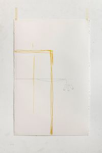 Drawing on the Subject of the Sun (Seiren) by Catharina van Eetvelde contemporary artwork works on paper