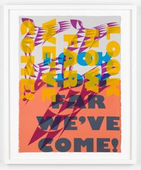 LOOK HOW FAR WE’VE COME! by Jeffrey Gibson contemporary artwork print