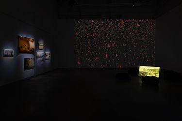Exhibition view: Chen Dandizi, Qin Jin, Lin Yuqi, Under the Sign of Saturn, ShanghART, M50, Shanghai (25 October 2020–10 January 2021). Courtesy ShanghART. Photos: Alessandro Wang.