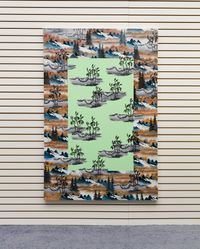 Misty Mountain (Lime Centre) by Neil Raitt contemporary artwork painting