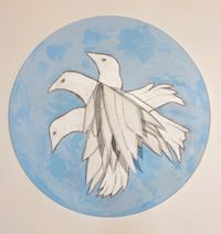 Whirly Bird by Susan Weil contemporary artwork painting, works on paper, drawing