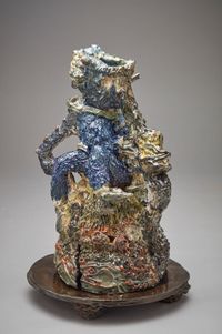 Blue Body by Nichola Shanley contemporary artwork sculpture, ceramics