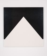 Pyramid (white) by Michael Wilkinson contemporary artwork painting