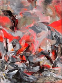 Enjoy the Burning Clouds by Wu Shuang contemporary artwork painting